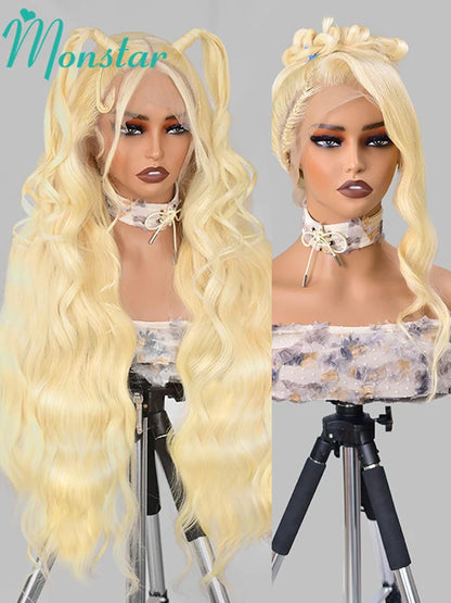 613 Honey Blonde Body Wave HD Lace Frontal Wig – 13x4, 13x6 & 360 Transparent Lace