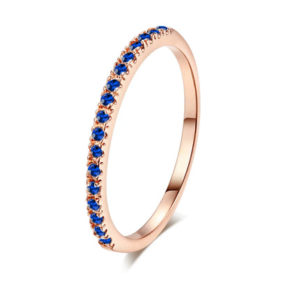 Korean Dainty Rings For Women Aesthetic Accessories Jewellry Date Engagement Women' Ring Thin Colorful Finger Jewelry R132