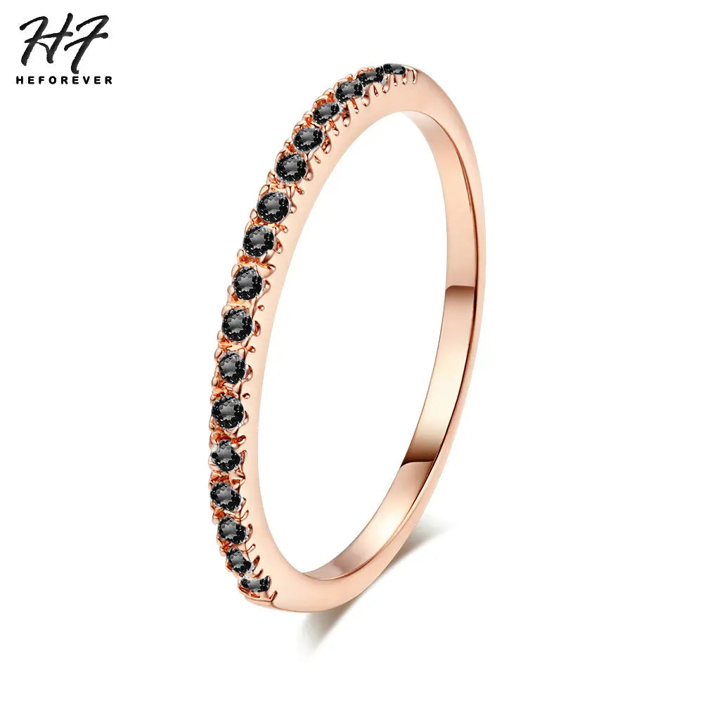 Korean Dainty Rings For Women Aesthetic Accessories Jewellry Date Engagement Women' Ring Thin Colorful Finger Jewelry R132