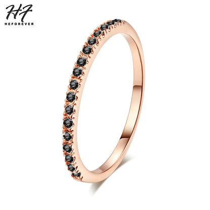 Korean Dainty Rings For Women Aesthetic Accessories Jewellry Date Engagement Women' Ring Thin Colorful Finger Jewelry R132