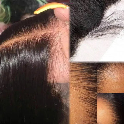 Raw Vietnamese 13x6 HD Full Lace Frontal Wig – Straight Virgin Hair, 250% Density