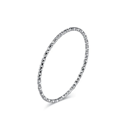 New Classic 1mm Stainless Steel Rings for Women Silver/Gold Color Thin Ring Waterproof Jewelry