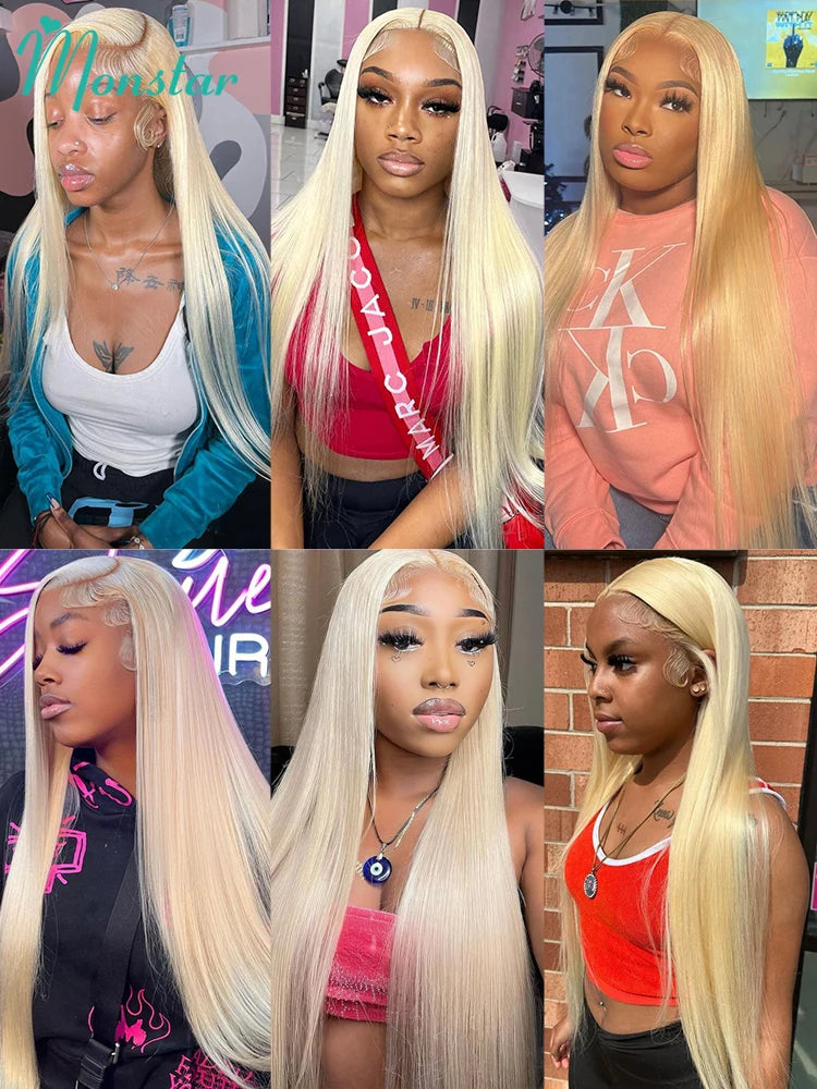 613 Honey Blonde Straight HD Lace Frontal Wig – 13x4, 13x6 & 360 Transparent Lace