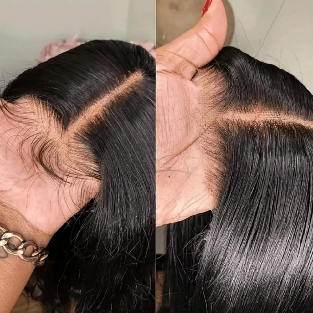 Bone Straight 250% Density HD Transparent Lace Front Wig – 5x5, 13x6 & 13x4, 40–42 Inch