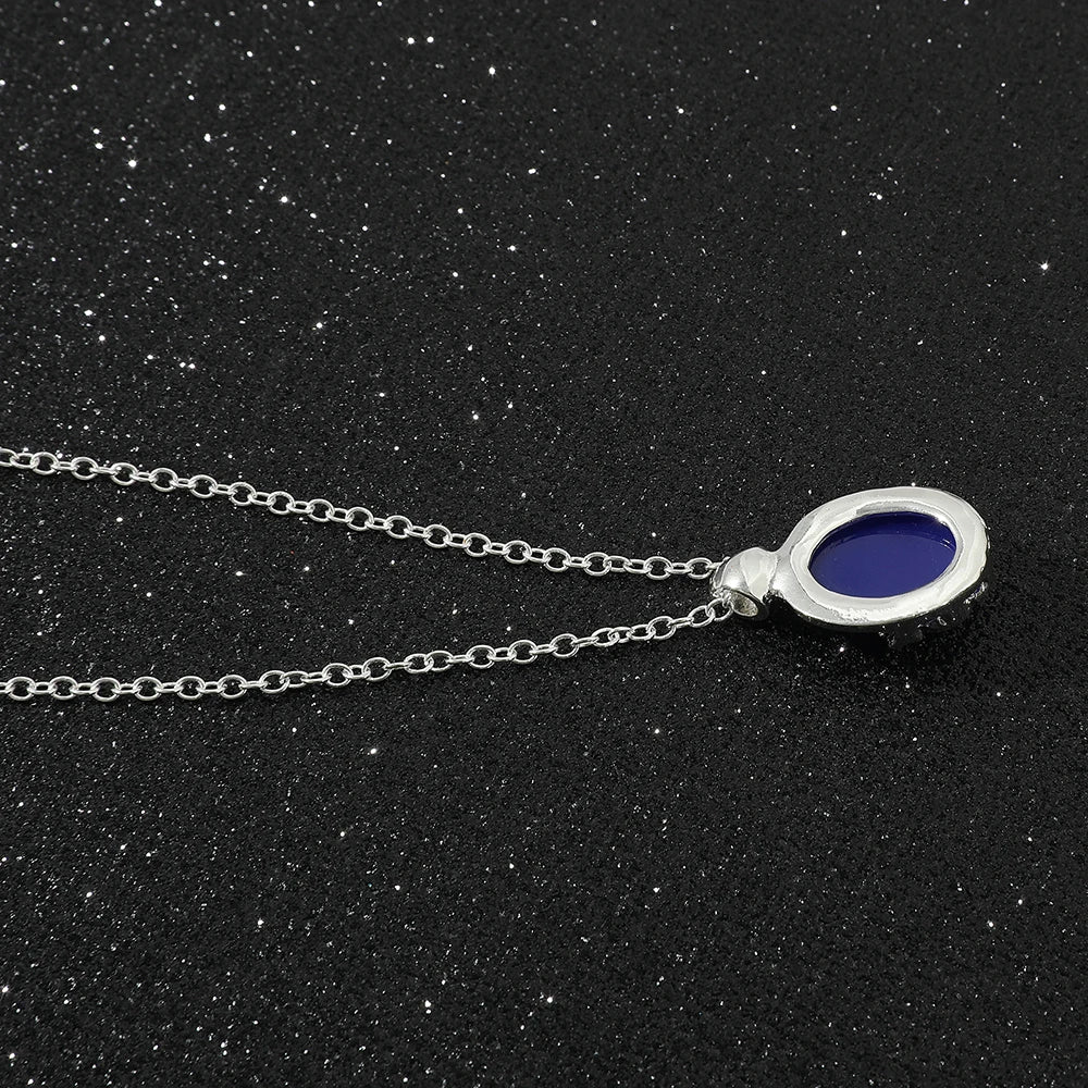 Popular Movie Fashion Necklace Elena Gilbert Vervain Romantic Crystal Pendant Necklace For Women Charm Jewelry Gifts