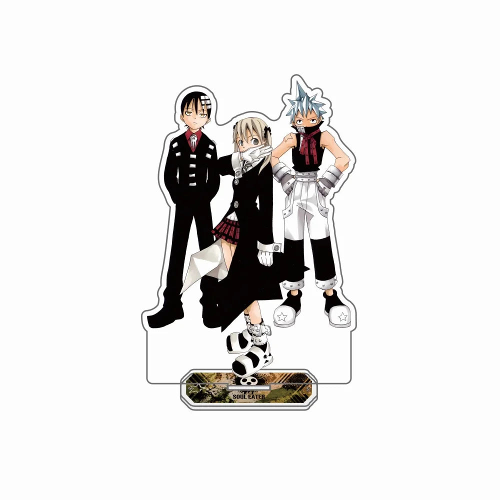 Soul Eater 15cm Acrylic Standee Anime Figure keyring Death the Kid Maka Albarn Black Star Tsubaki Desk Ornament Gift