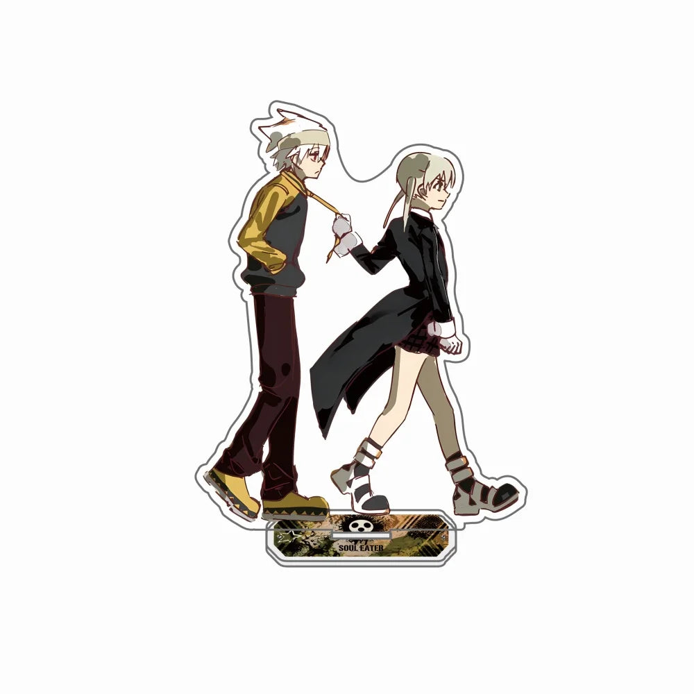 Soul Eater 15cm Acrylic Standee Anime Figure keyring Death the Kid Maka Albarn Black Star Tsubaki Desk Ornament Gift