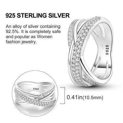 925 Sterling Silver Rings Infinite Love Sun Moon Eye Flower Ring For Women Original Wedding Ring Jewelry Gift