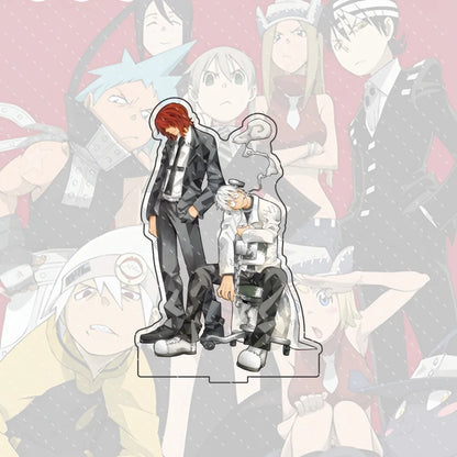 Anime“Soul Eater”Acrylic Character Tsugumi Harudori, Kid Standing Model Stand Exquisite Desktop Decoration Halloween Gift 15CM