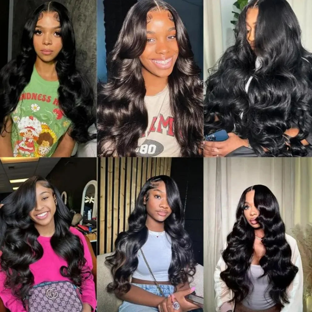 Pre-Plucked Glueless Body Wave HD Lace Frontal Wig – 13x4 & 13x6