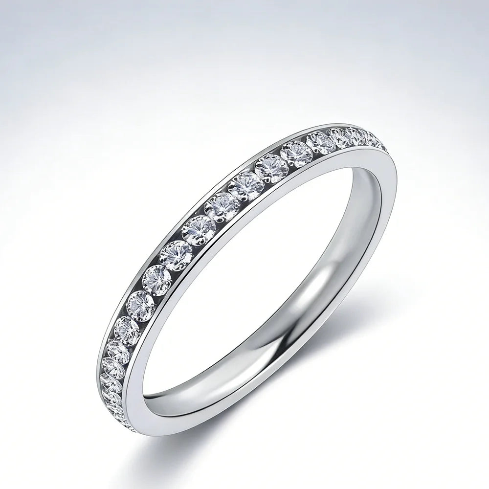Micro Paved Square Cubic Zirconia Promise Love Rings for Women Engagement Wedding Jewelry Hot Sale Drop Ship Ring