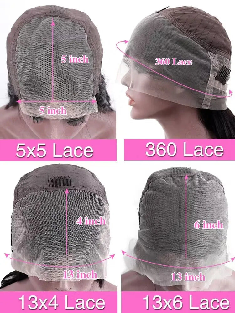 Bone Straight HD Lace Front Wig for Black Women – 13x4, 13x6 & 5x5, 200%