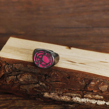 Anime Tenjo Utena Cosplay Ring Unisex Adjustable Opening Couple Rings Jewelry Accessories Gifts