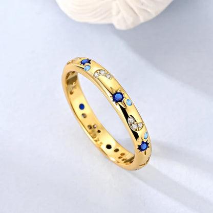 925 Sterling Silver Rings Infinite Love Sun Moon Eye Flower Ring For Women Original Wedding Ring Jewelry Gift