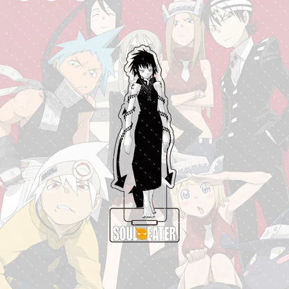 Anime Soul Eater Acrylic Standee Death the Kid Black Star Maka Figure Desk Decor Cosplay Keychain Halloween Gift 15CM
