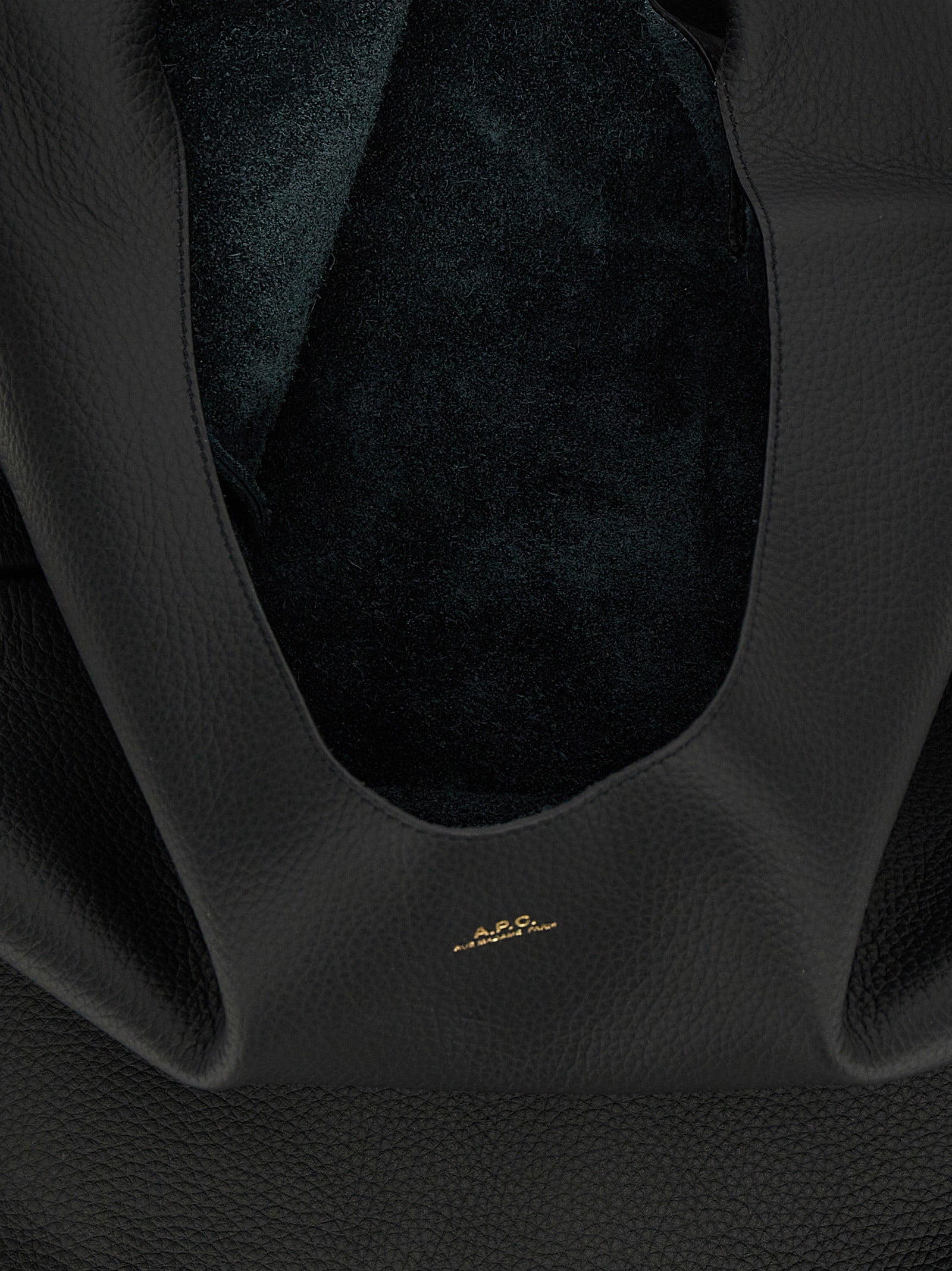 A.P.C. Black Calfskin Shoulder Bag - view 4