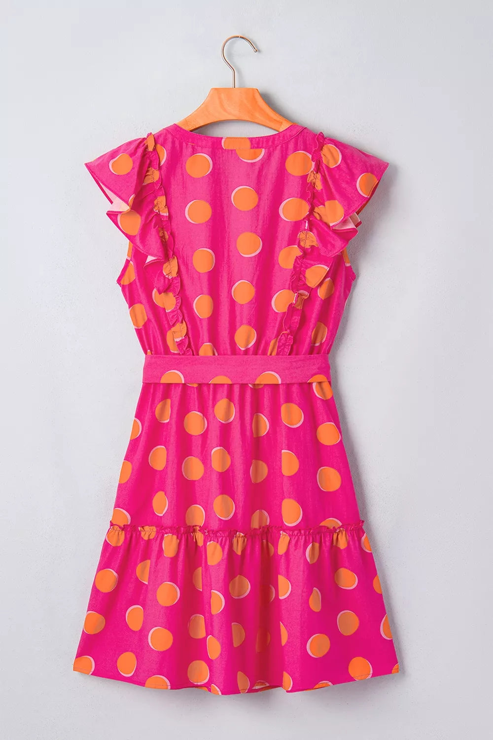 YSONA Ruffle Sleeve Polka Dot Mini Dress — styling view | Women's Dress | Shop YSONA