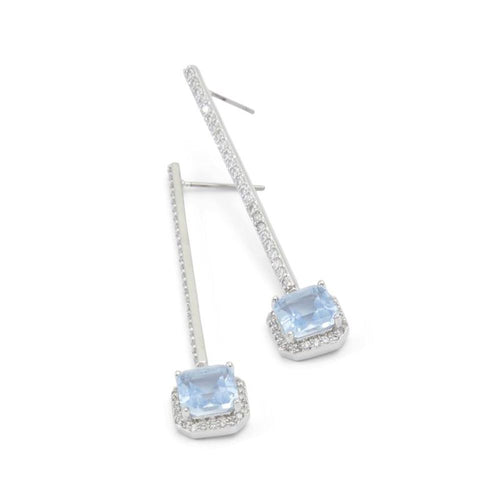 ALDO Blue Elastane Earrings - YSONA