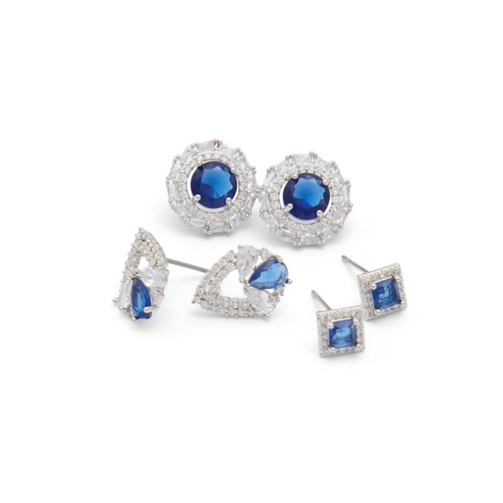 ALDO Blue Elastane Earrings - YSONA