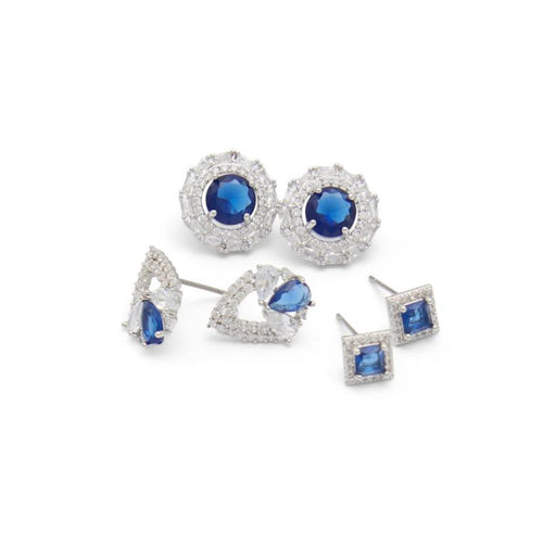 ALDO Blue Elastane Earrings - YSONA