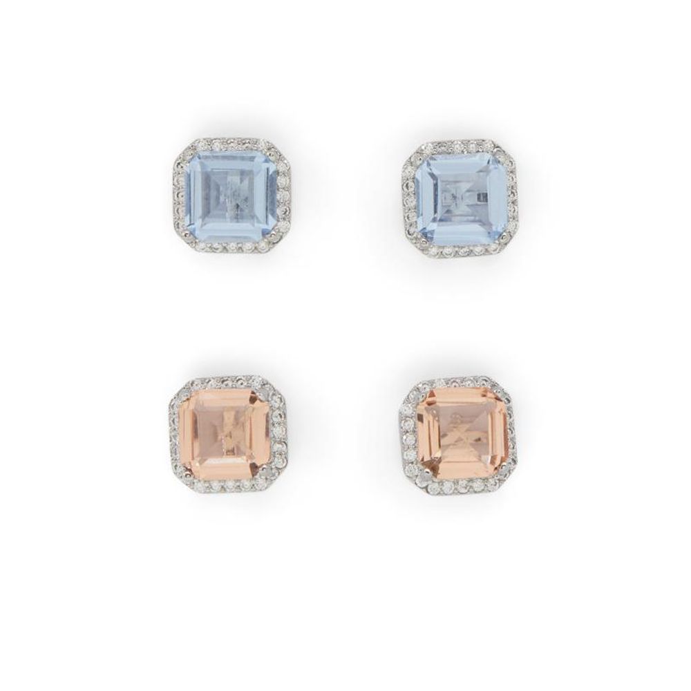 ALDO Blue Elastane Earrings - YSONA