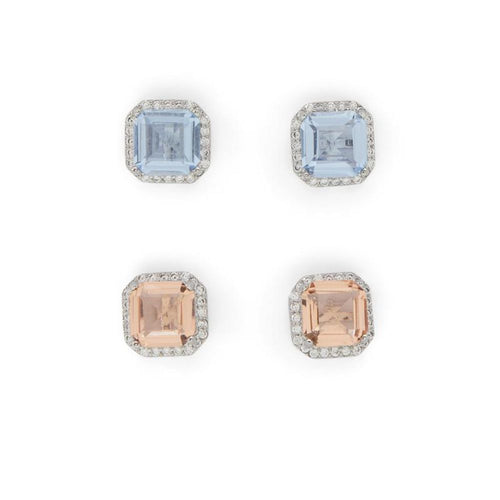 ALDO Blue Elastane Earrings - YSONA