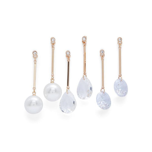 ALDO Blue Glass Earrings - YSONA