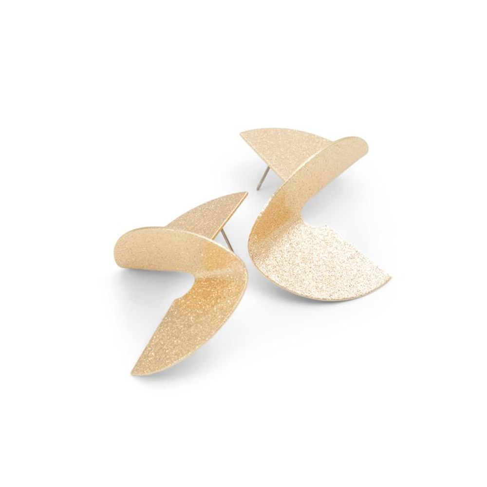 ALDO Gold Elastane Earrings - YSONA
