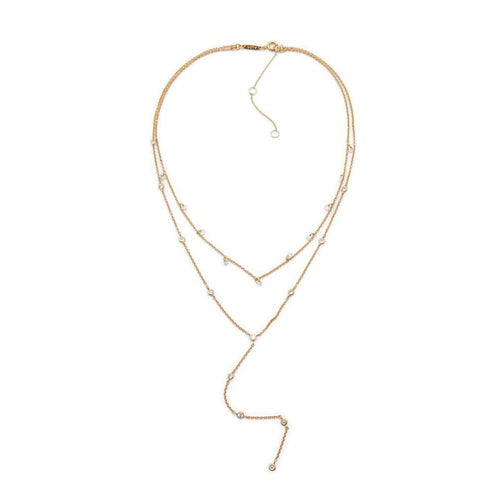 ALDO Gold Elastane Necklace - YSONA