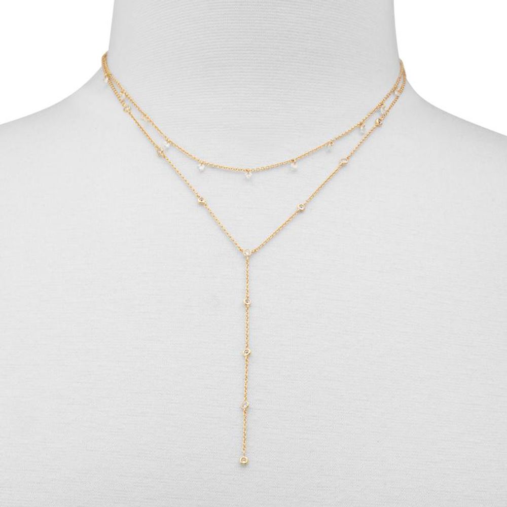 ALDO Gold Elastane Necklace - view 2
