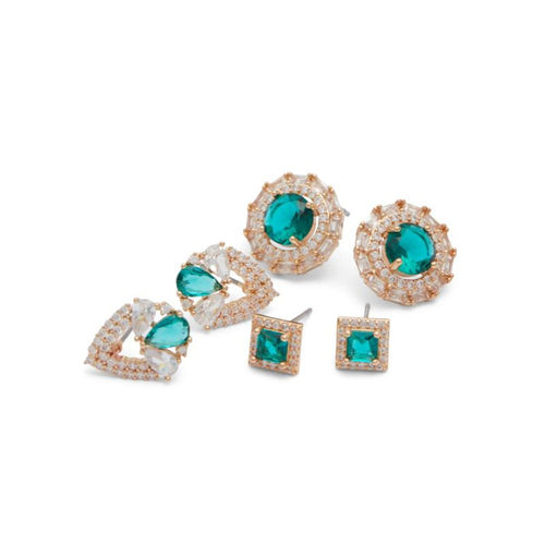 ALDO Green Elastane Earrings - YSONA