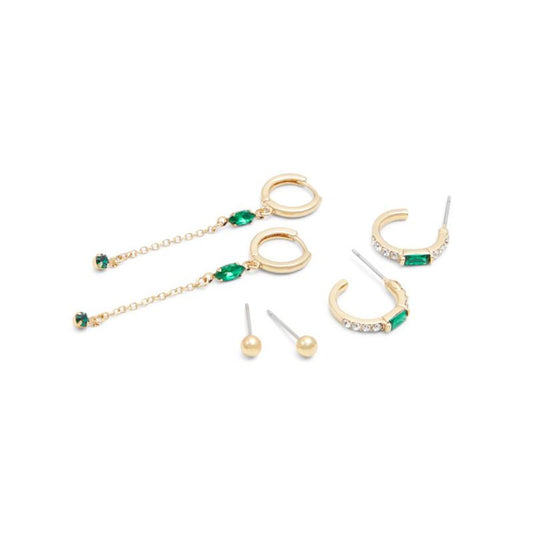 ALDO Green Elastane Earrings - YSONA