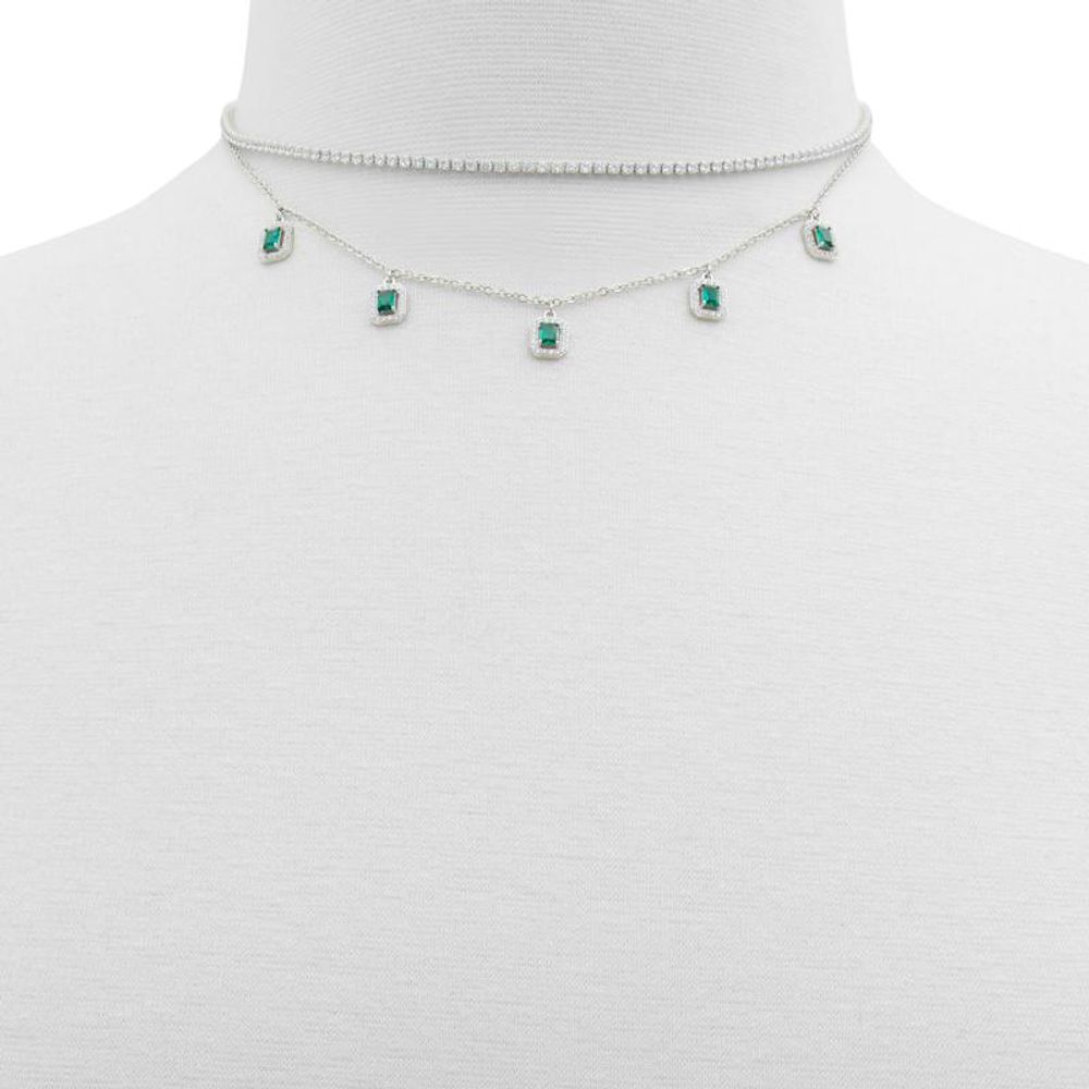 ALDO Green Elastane Necklace - view 2