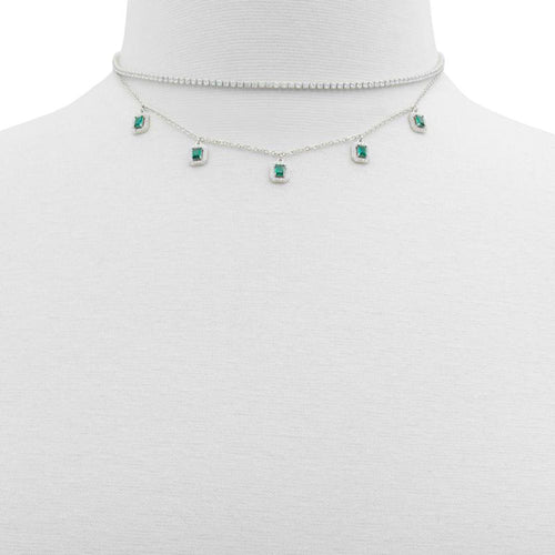 ALDO Green Elastane Necklace - view 2