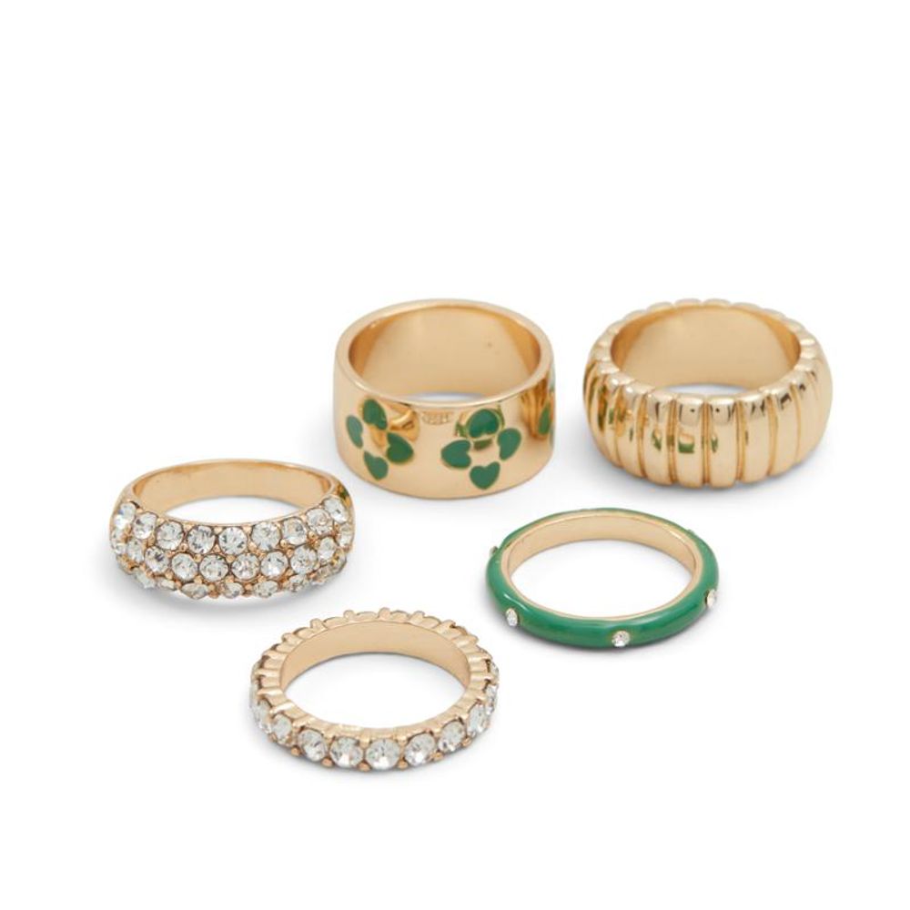 ALDO Green Elastane Ring - YSONA