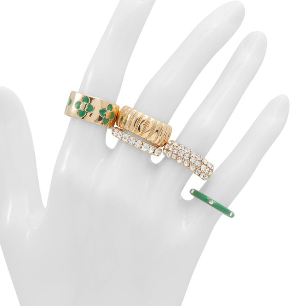 ALDO Green Elastane Ring - view 2