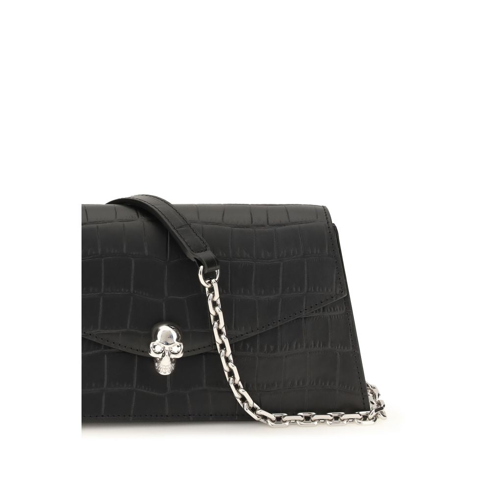 Alexander McQueen Black Calf Leather Bos Taurus Shoulder Bag - view 4