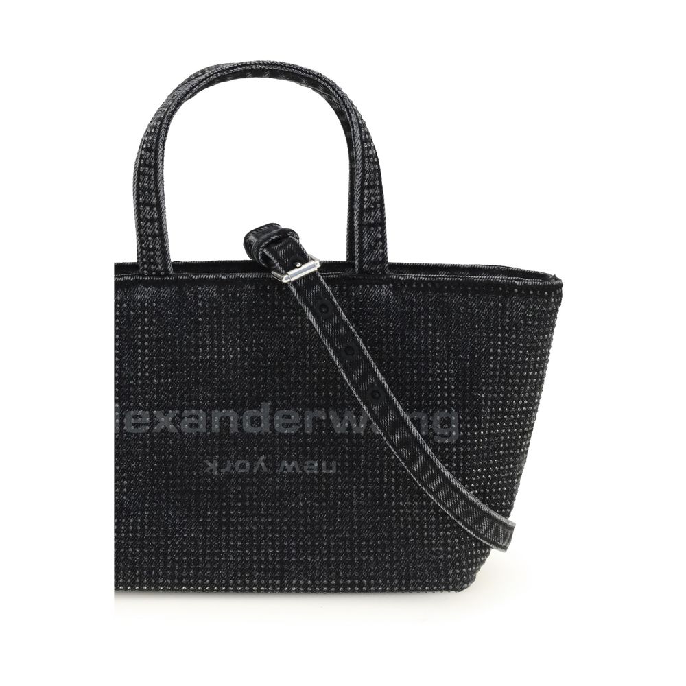 Alexander Wang Gray Cotton Shoulder Bag - view 4