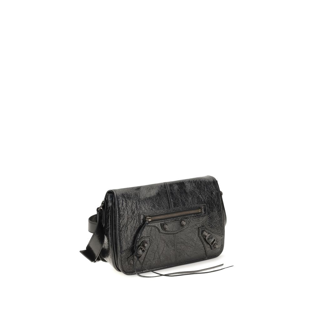 Balenciaga Black Lamb Ovis Aries Shoulder Bag - view 2