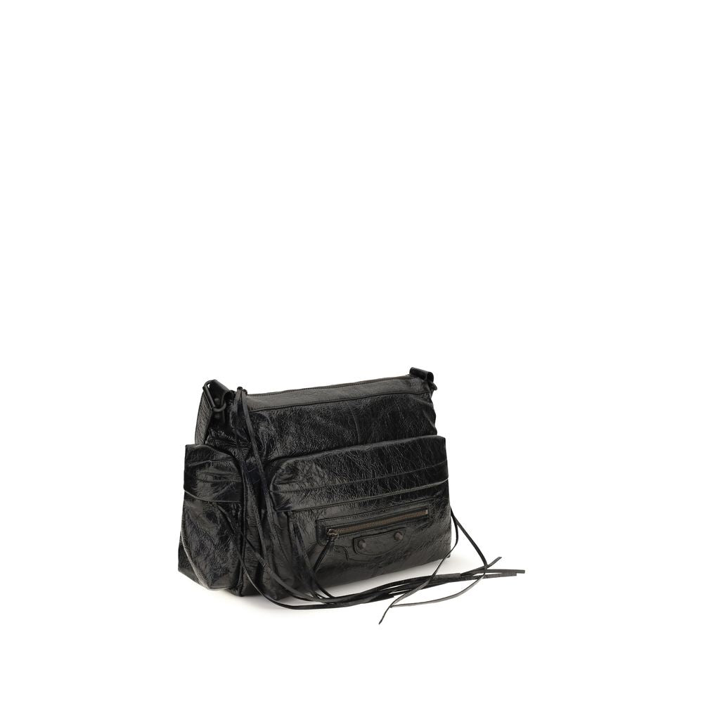 Balenciaga Black Lamb Ovis Aries Shoulder Bag - view 2