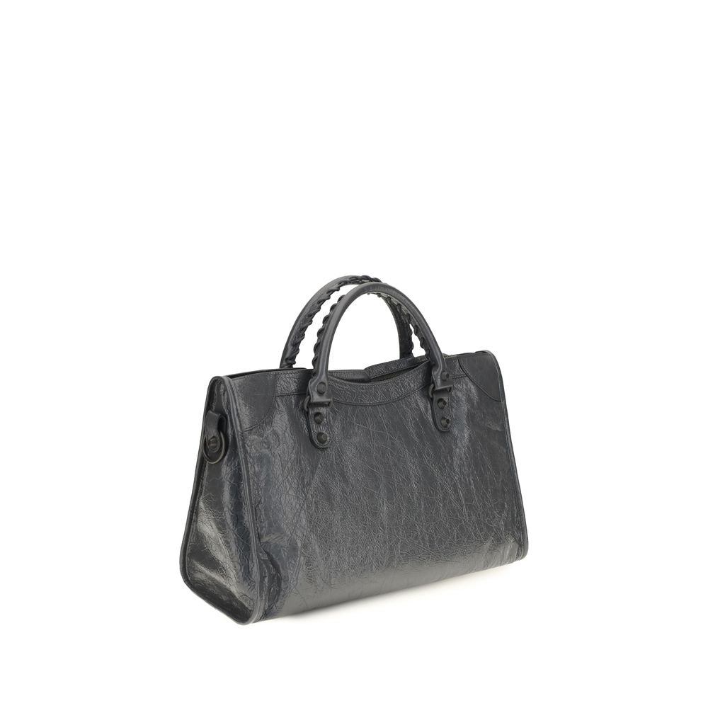 Balenciaga Gray Lamb Ovis Aries Handbag - view 3