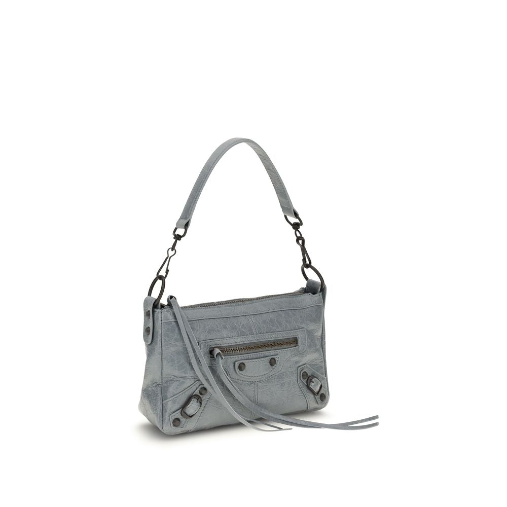 Balenciaga Gray Lamb Ovis Aries Shoulder Bag - view 2