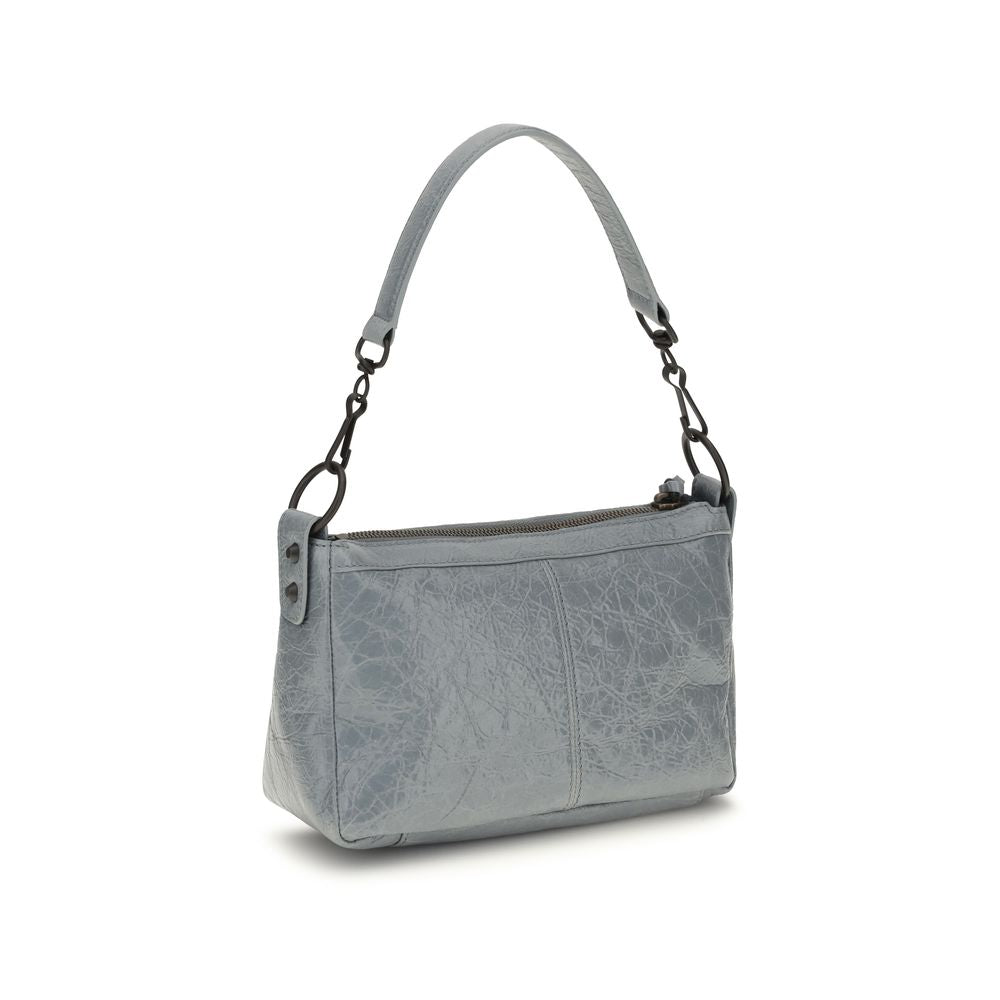 Balenciaga Gray Lamb Ovis Aries Shoulder Bag - view 3