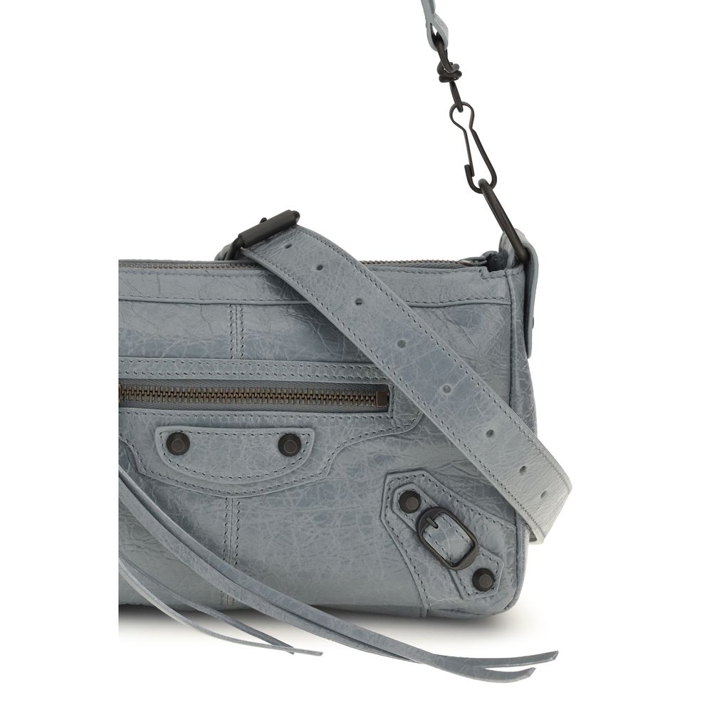 Balenciaga Gray Lamb Ovis Aries Shoulder Bag - view 4