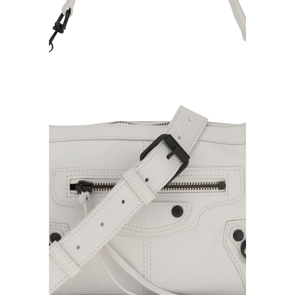 Balenciaga White Lamb Ovis Aries Shoulder Bag - view 4