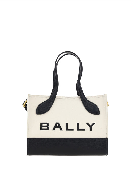 Bally White and Black Leather Mini Handbag - YSONA