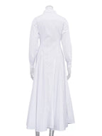 YSONA Button Front Long Sleeve Maxi Shirt Dress — full length view | Women's Dress | Shop YSONA