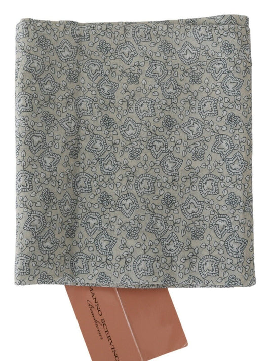 Ermanno Scervino Beige Blue Belt Wrap Beachwear Waist - YSONA