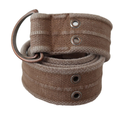 Dolce & Gabbana Beige Leather Logo Belt Sling Cintura Buckle Belt - YSONA