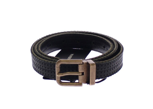 Dolce & Gabbana Blue Leather Logo Belt - YSONA